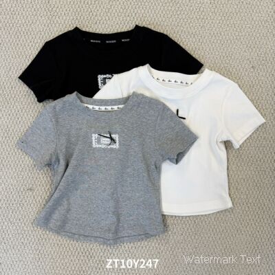 纯色韩版短袖T恤