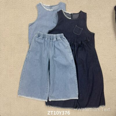 特殊工艺牛仔套装